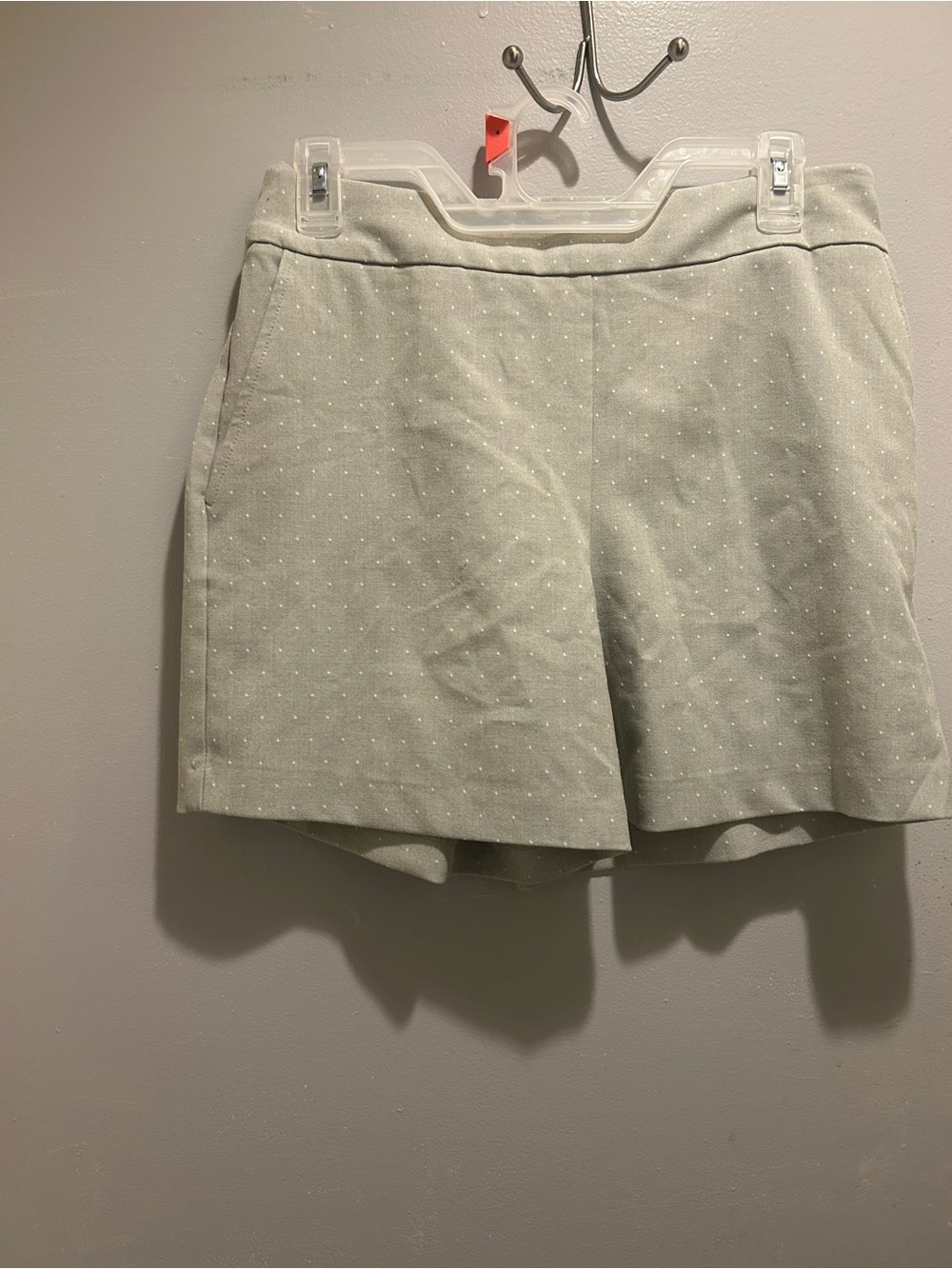 Rachel Zoe Cream Polka Dot Skort